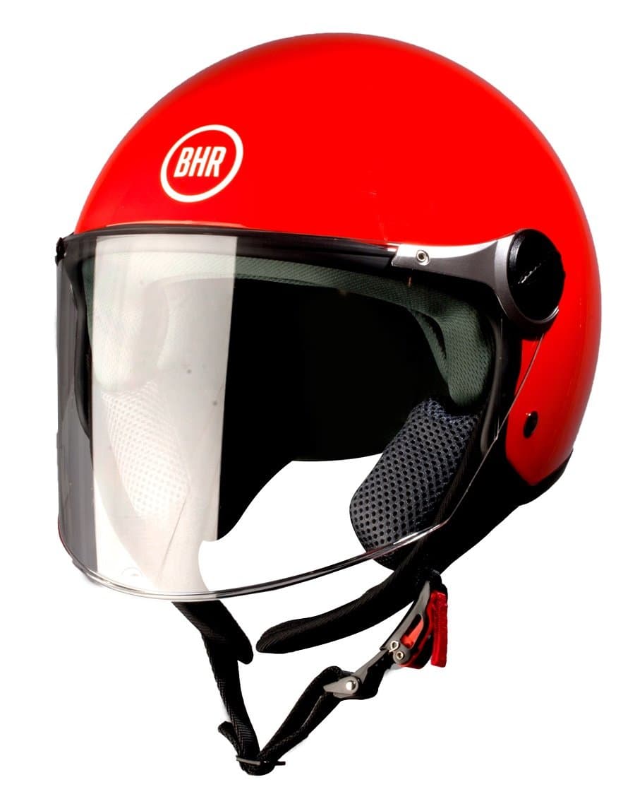 BHRDemi Jet Helmet Model 710 59/60 Rosso Metallizzato