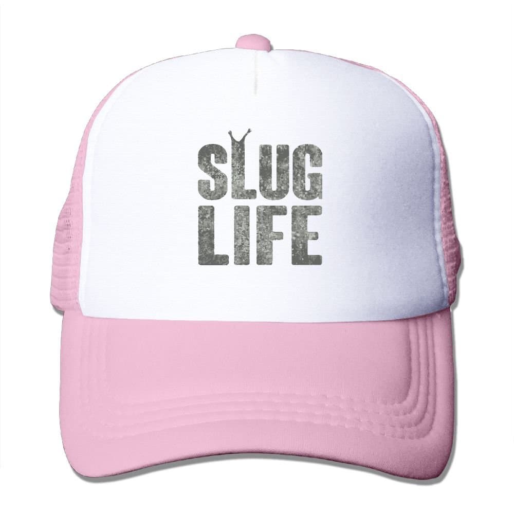 SHINENGST Slug Life Thug Life Mesh Trucker Caps/Hats Adjustable For Unisex Pink