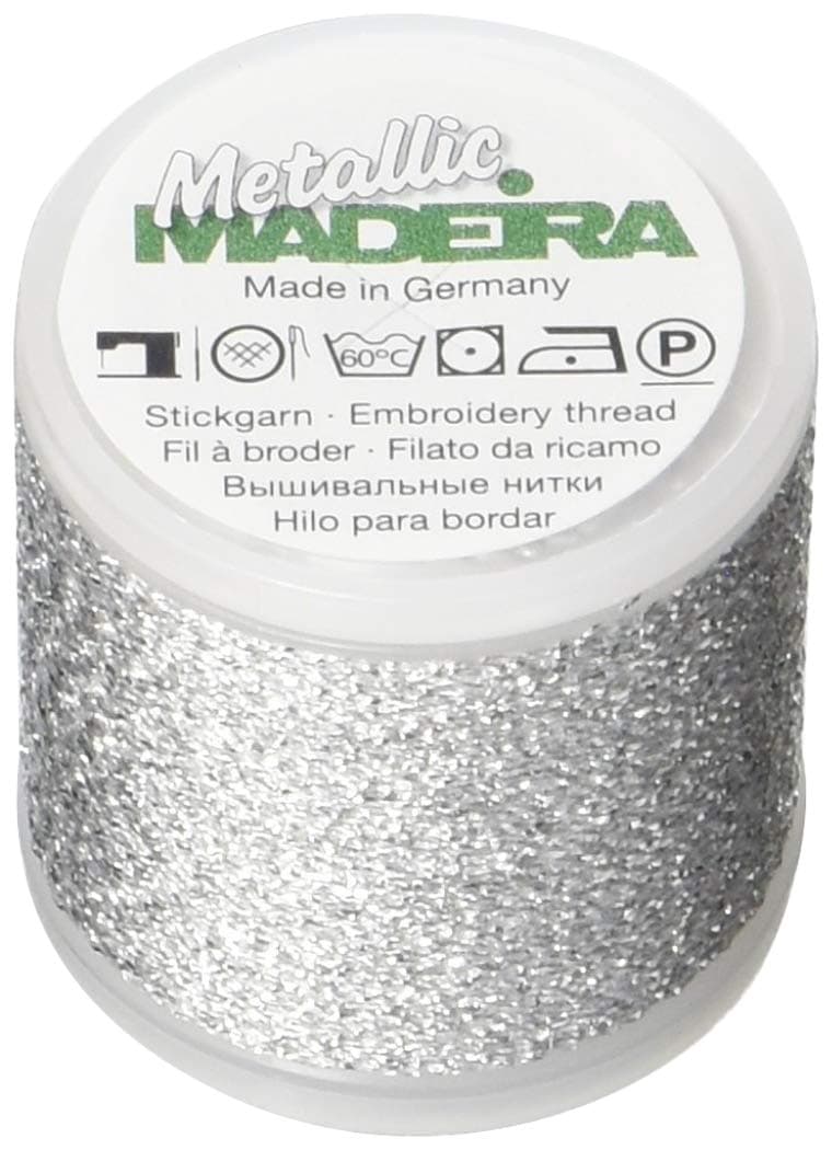 Thread, polyamide, # 041 Silver, 40wt/220 yd