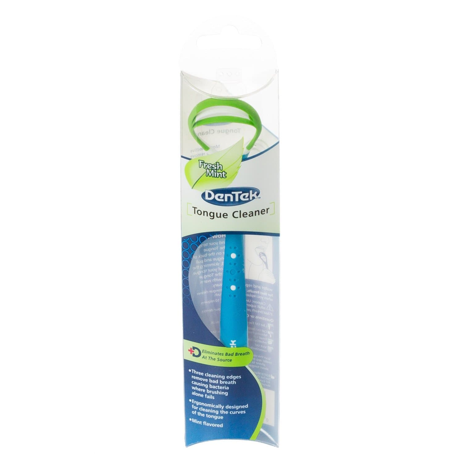 DenTek Comfort Clean Tongue Cleaner Single Item(Colors may vary)