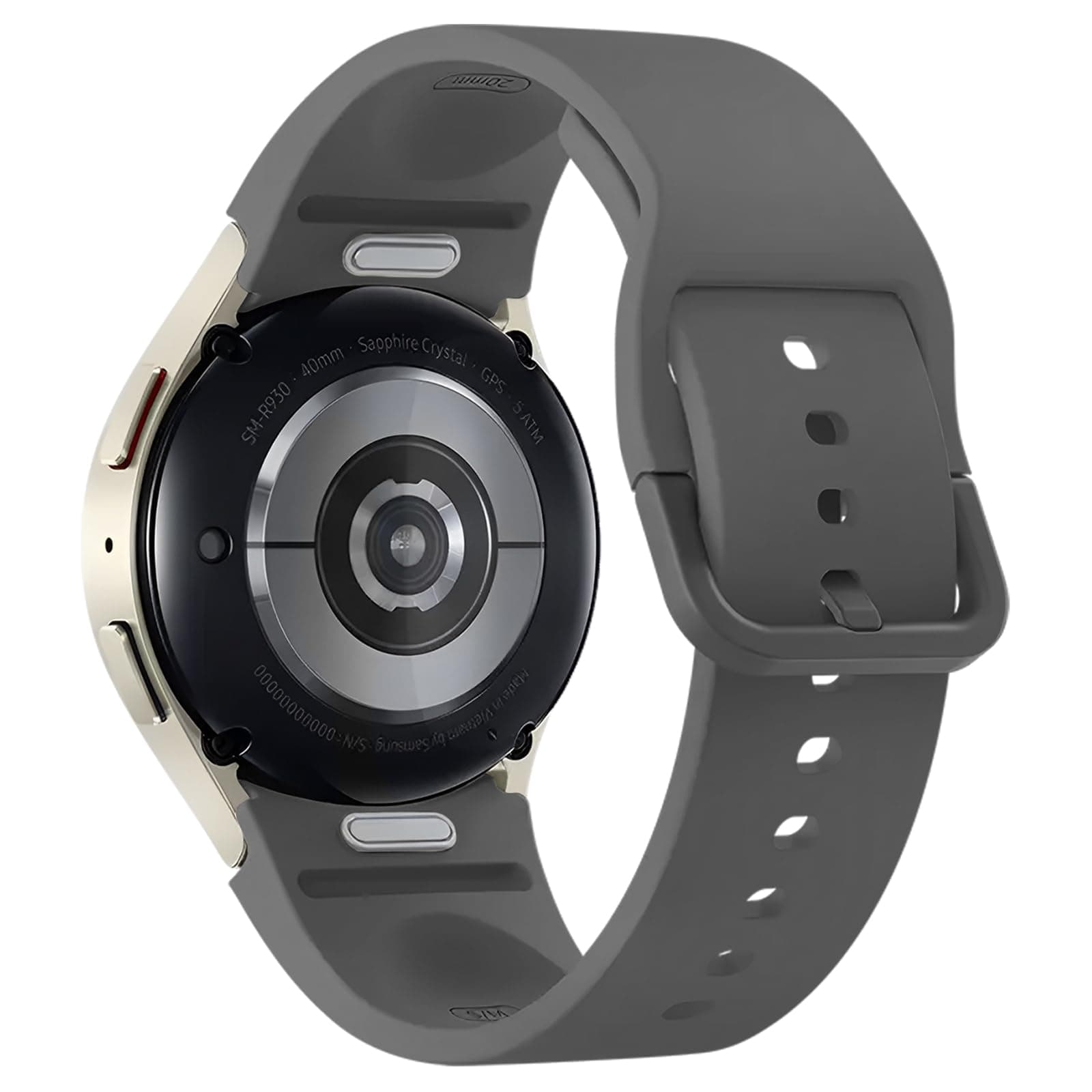 One-Click Bands Compatible with Samsung Galaxy Watch 6 Band 44mm 44mm, Galaxy Watch 6 Classic 43mm 47mm, No Gap Soft Silicone Sport Replacement Strap for Galaxy Watch 6 Band Women Men