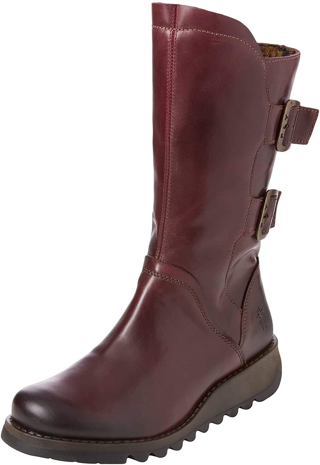 Fly London Women's Sack785fly Biker Boots, Purple 003, 6 UK