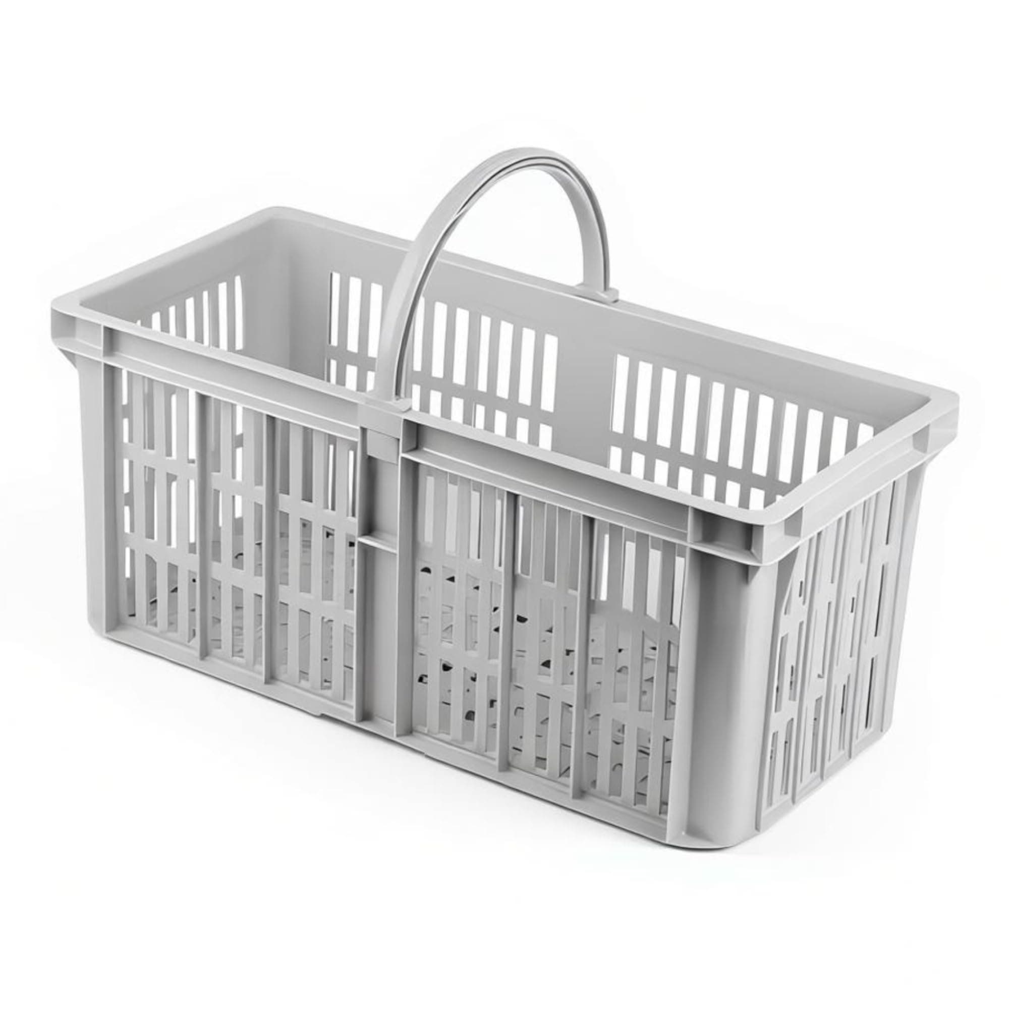 – Chabrias Ltd Multi-Purpose Glass Collection Kitchen Organiser Cleaning Caddy Basket with handle (Single)