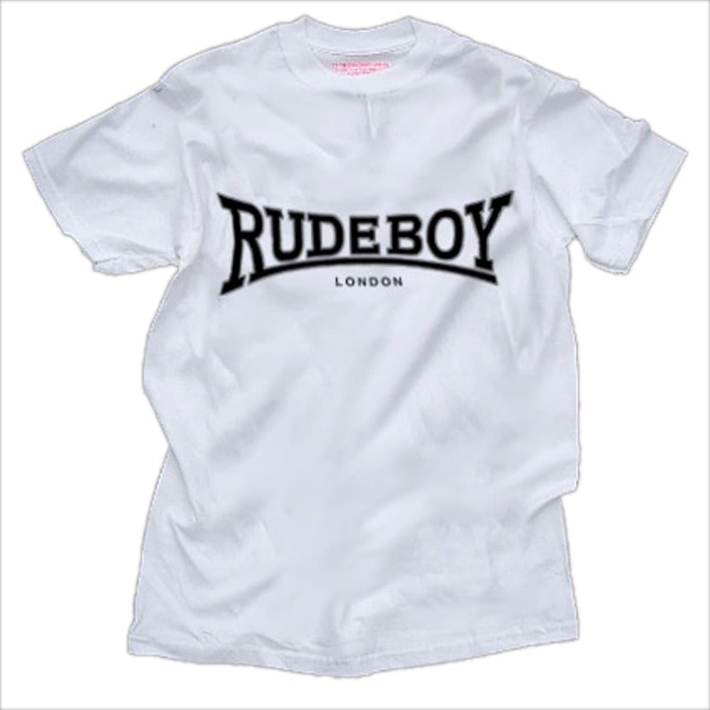 Fifth Column Classics Men's Rude Boy London T-Shirt White Medium
