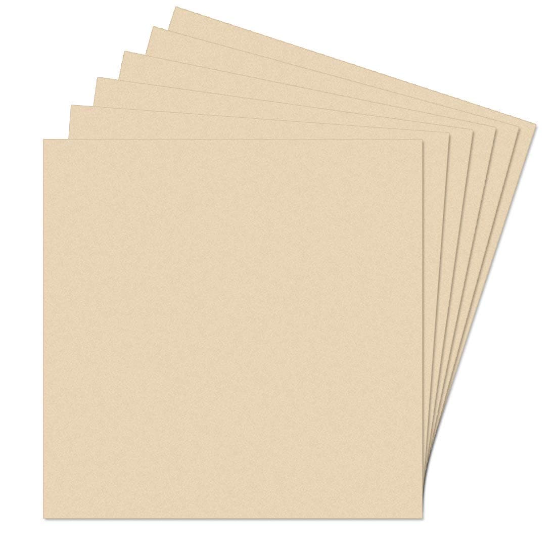Incredible Gifts India MDF Wood Sheets for Craft Use, Brown, 6 X 6 Inches, 6 Pieces
