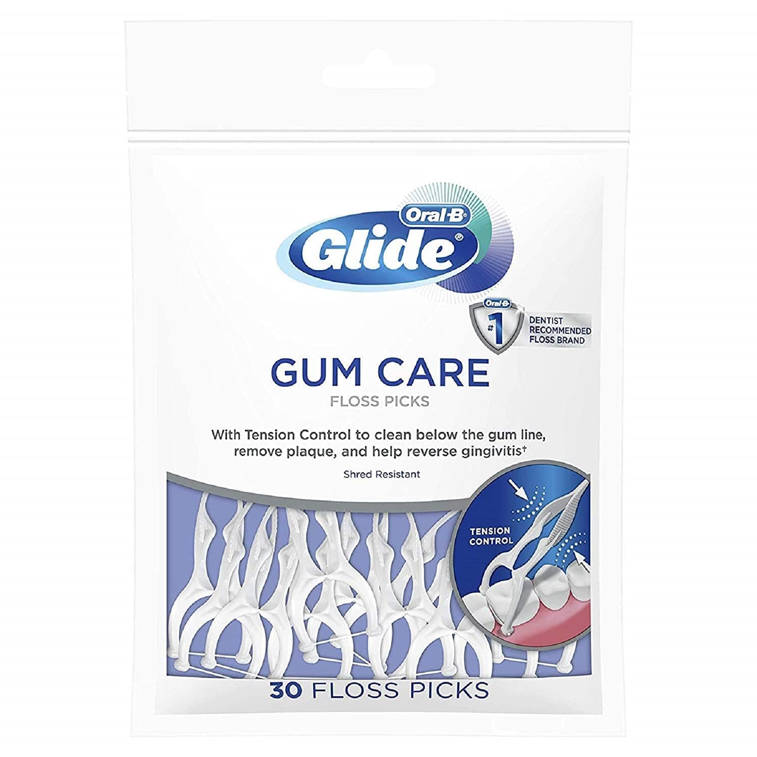 Proctor & Gamble Glide Floss Picks 30ct Size 30ct Crest Glide Floss Picks