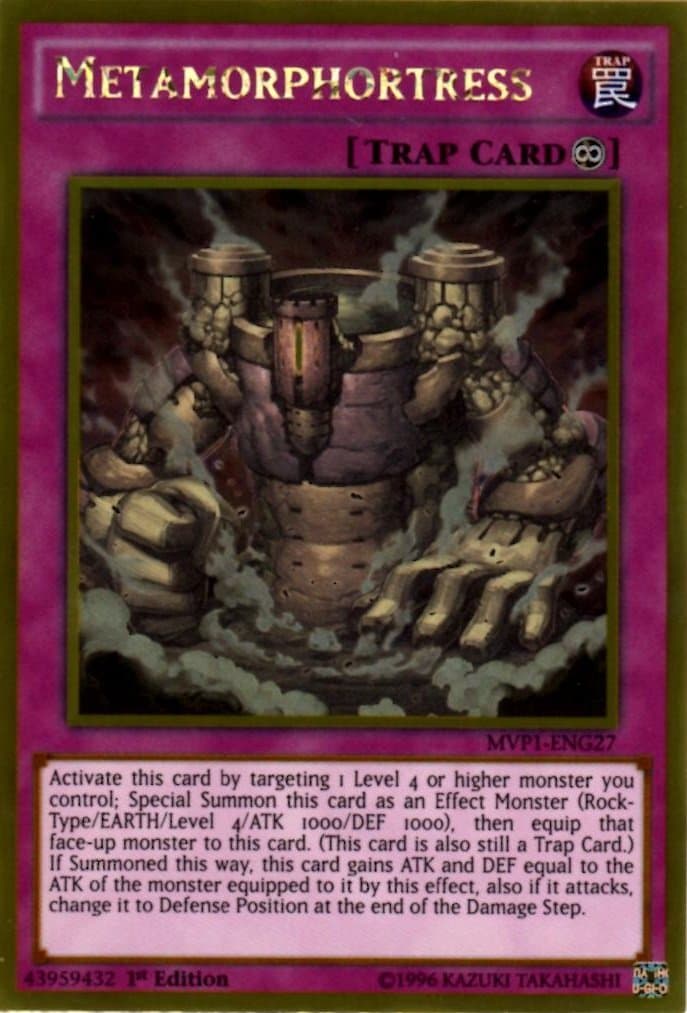 Metamorphortress (MVP1-ENG27) - The Dark Side of Dimensions Movie Pack Gold Edition - 1st Edition - Gold Rare