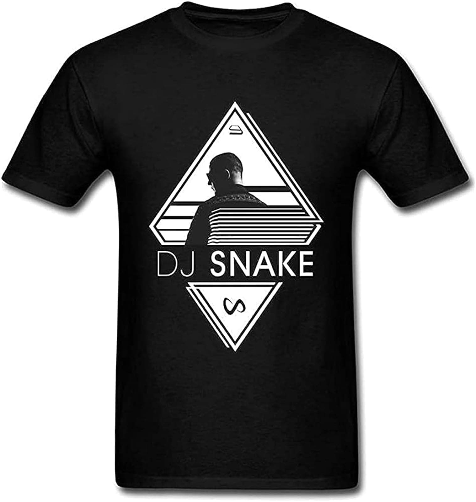 ZHIXI Dj Snake at Echostage Poster Graphic Tee Printed T-Shirt Fashion Shirt Black XXL
