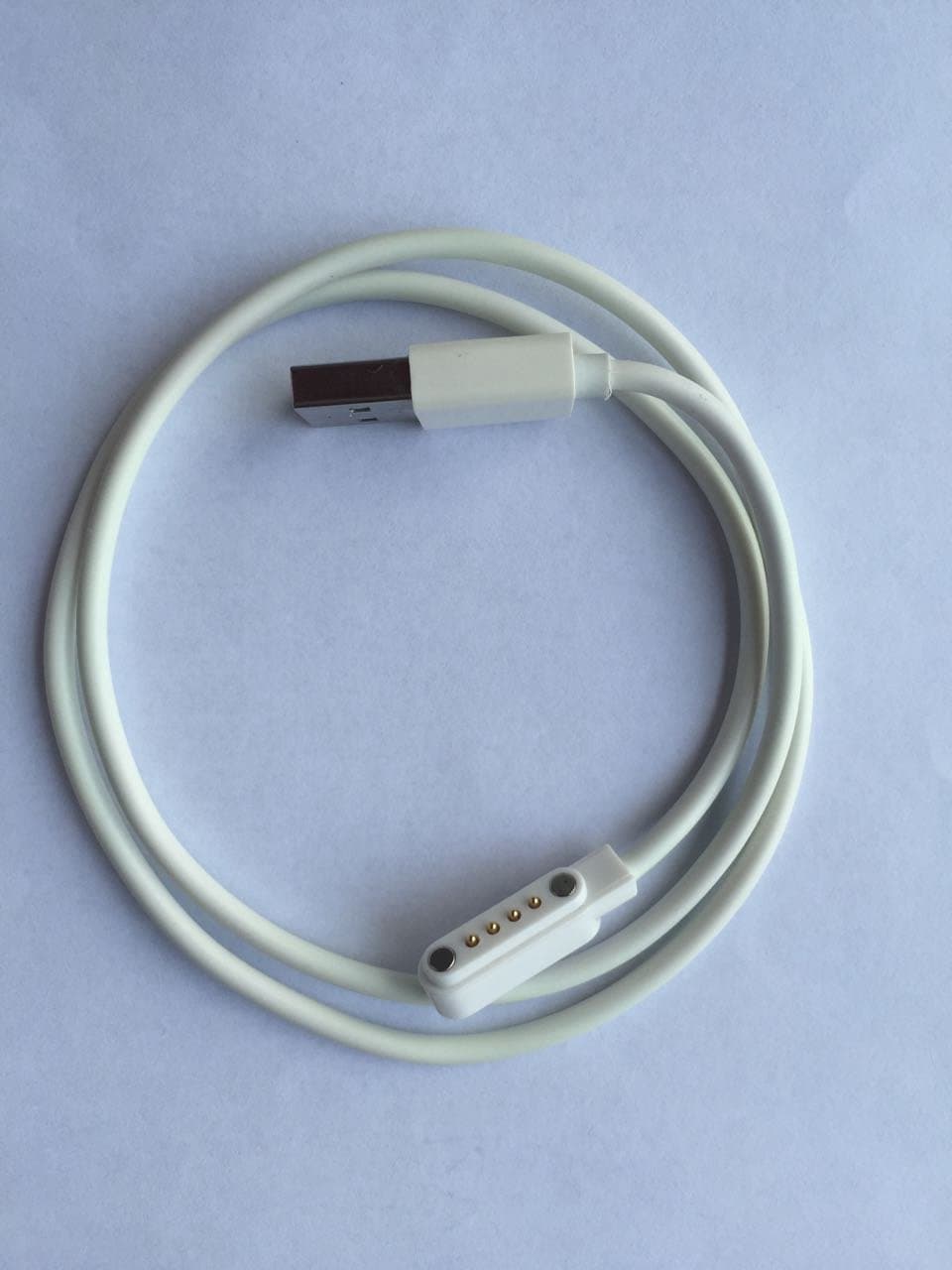 USB Magnetic Charging Cable, USB 2.0 Male to 4 Pin Pogo Magnetic Charger Cable Cord for Smart Watch GT88 G3 KW18 Y3