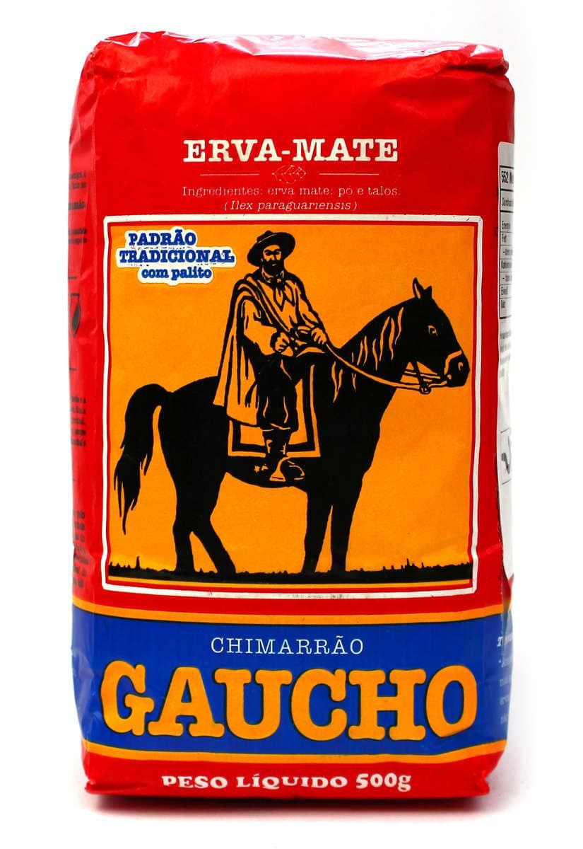 Mate-Tea Padrao Tradicional, Chimarrao GAUCHO, bag 500g