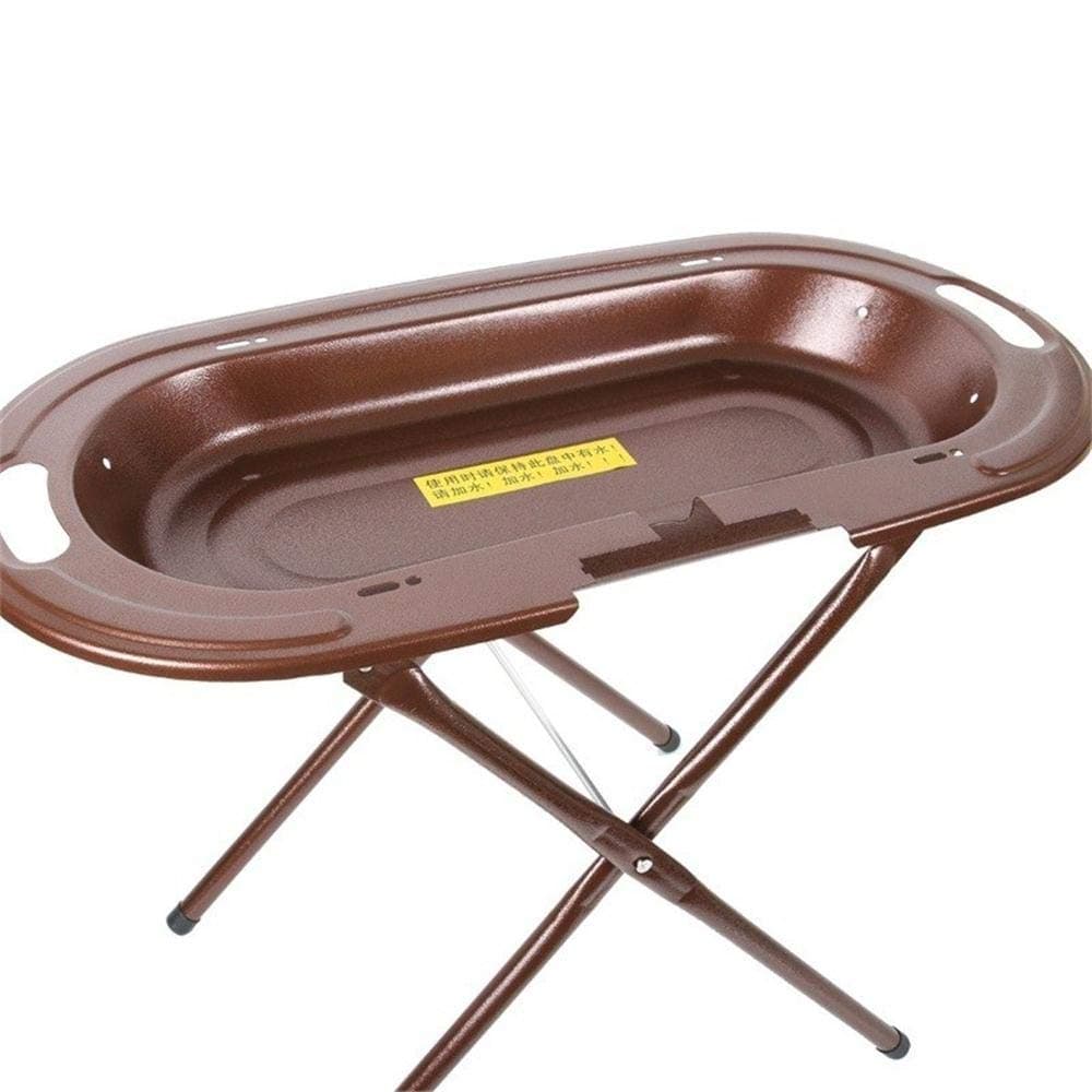 ARbbq Electric Grill Indoor 2 In 1 Charcoal/Electric Grill Barbecue Oven 220V Household Smokeless BBQ Tool For Party 2000W Fast Baking (Color : 220V, Plug Type : EU)