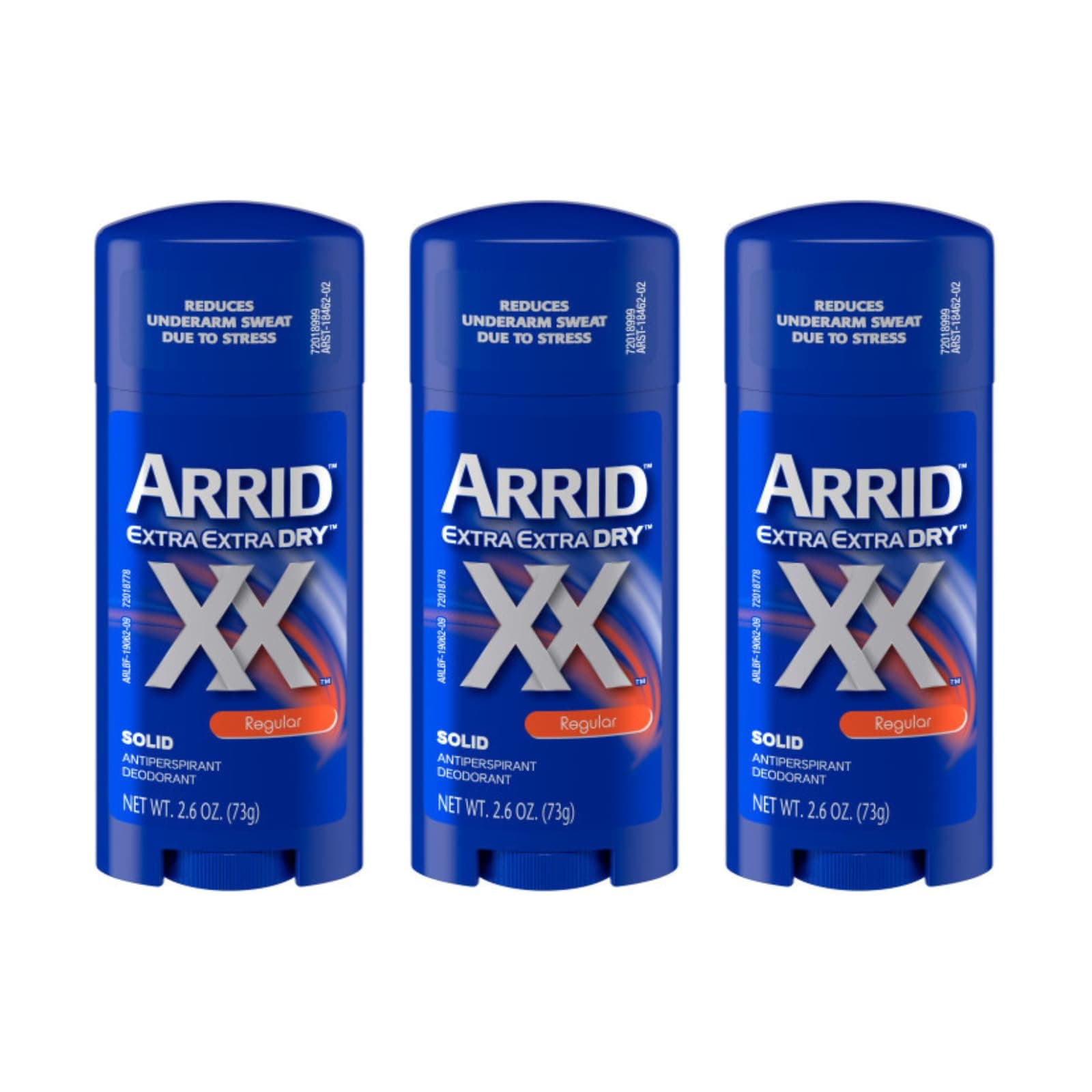 Xx Regular, Extra Extra Dry, Solid Antiperspirant Deodorant, 2.7 Oz. (Pack Of 3)
