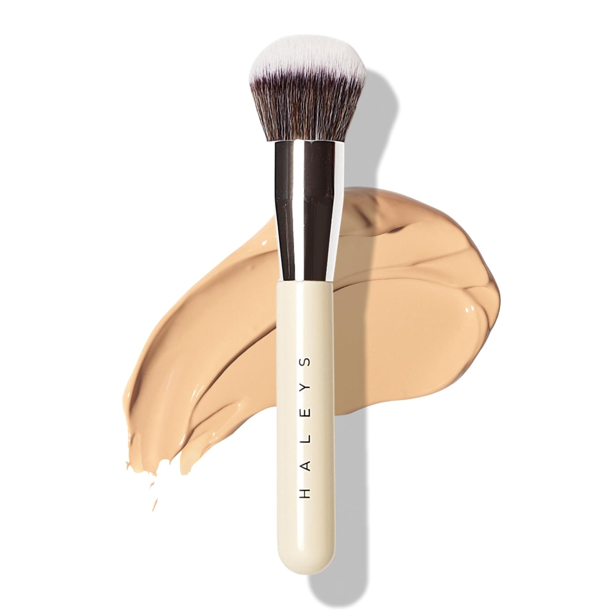 Beauty Kabuki Foundation Brush For Applying Powder, Foundation, Bronzer, Blush, and Mineral Make up, Soft Bristles, Seamless Blending, Makeup Brushes Essential, Vegan & Cruelty Free