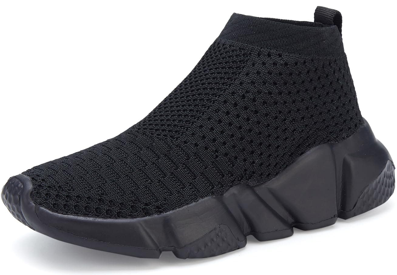 Boys Shoes Girls Sock Shoes Breathable Knit Slip On Shoes