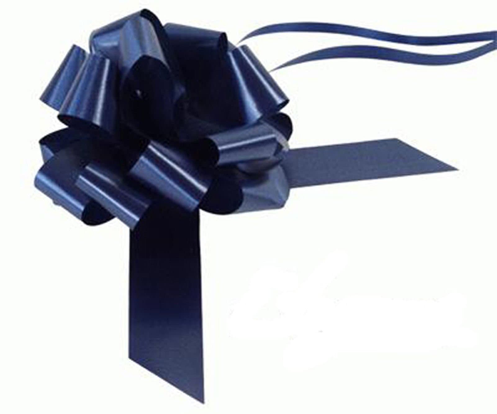 3 Bow Wedding Car Kit in Navy Blue - 3 Bows and Ribbon