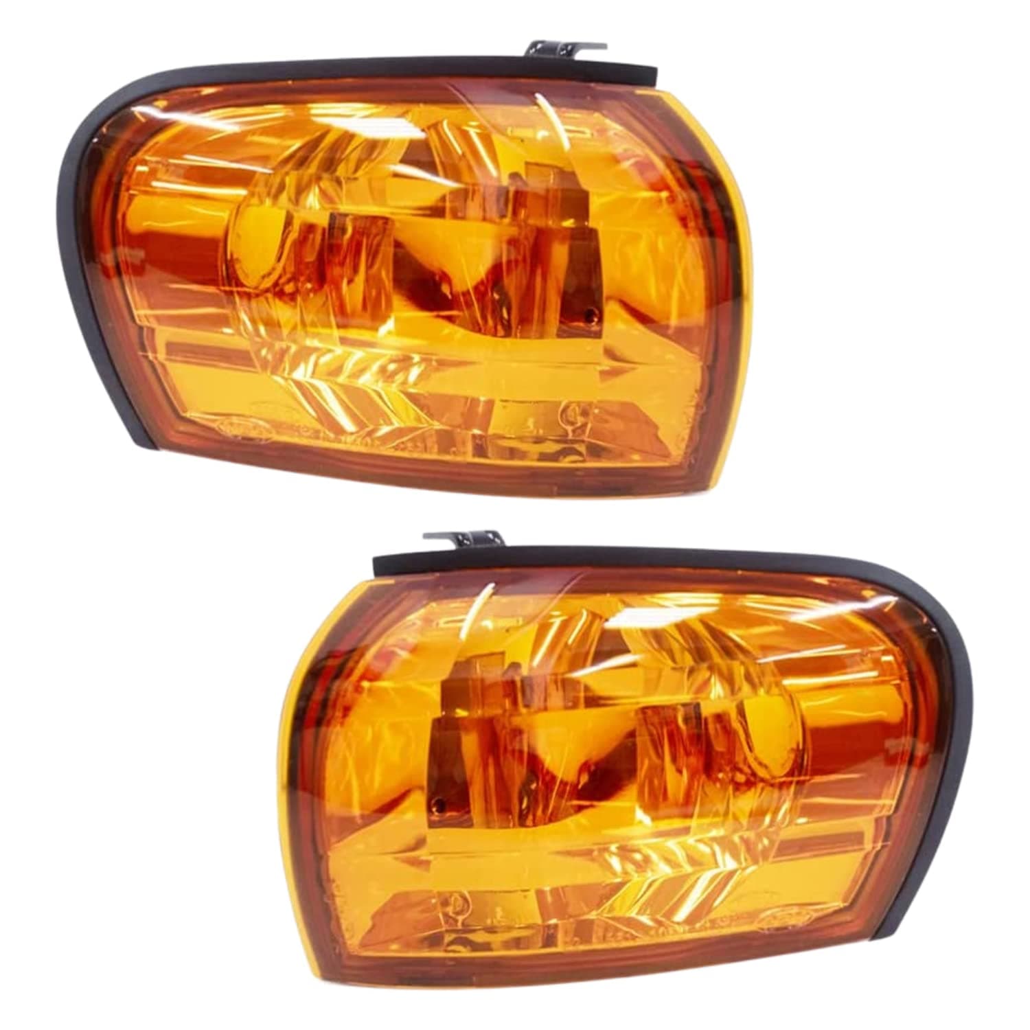 Crystal Amber Corner Lights Lamps W/E-Mark For 1992-2000 impreza GC8 CC8A