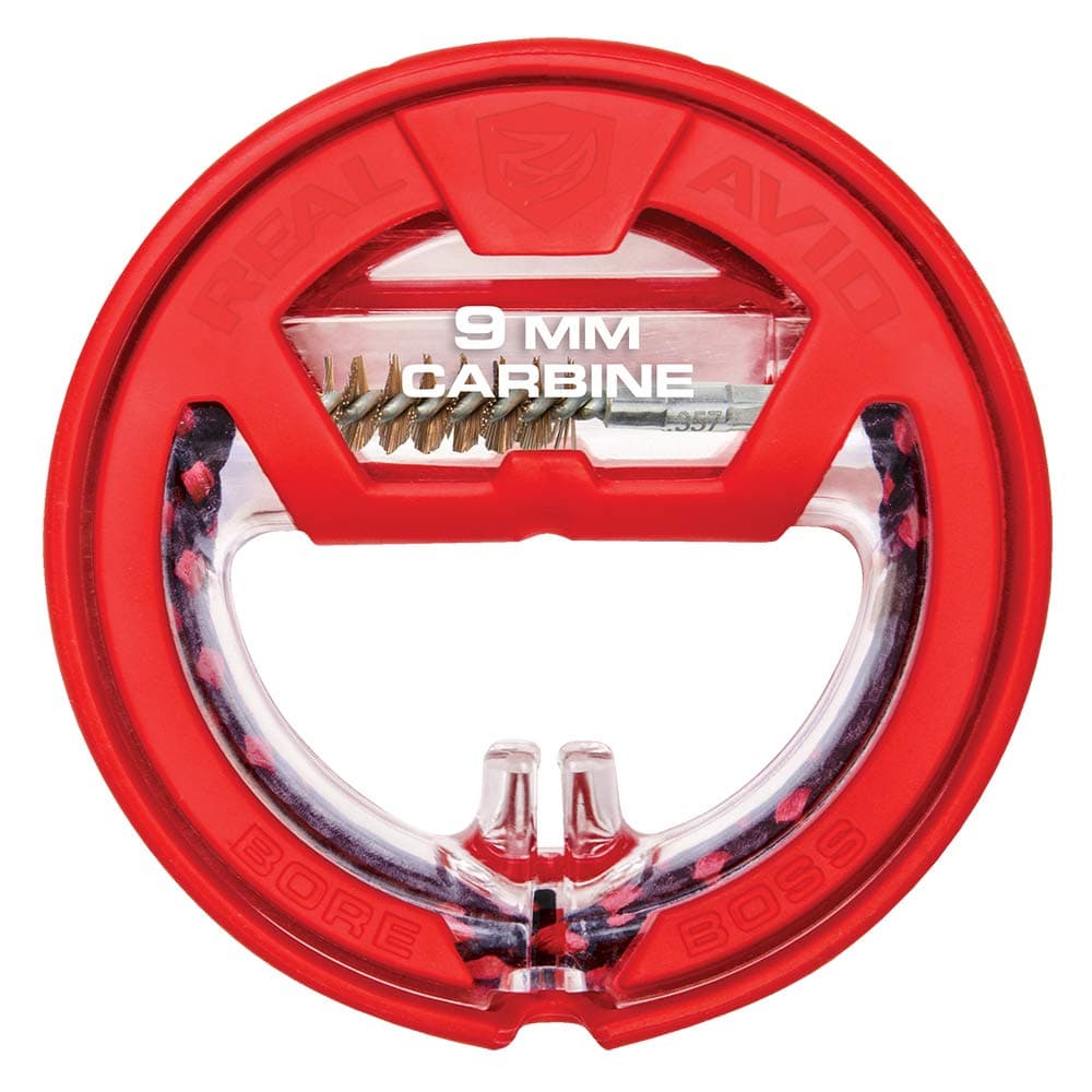 Real Avid Bore Boss Gun Cleaning System - Rapid Pull Through Barrel & Bore Cleaning Cable with Integrated Brush & Mop - Choose Style Below