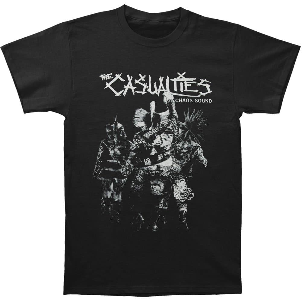 Casualties Men's Chaos Sound T-Shirt Black