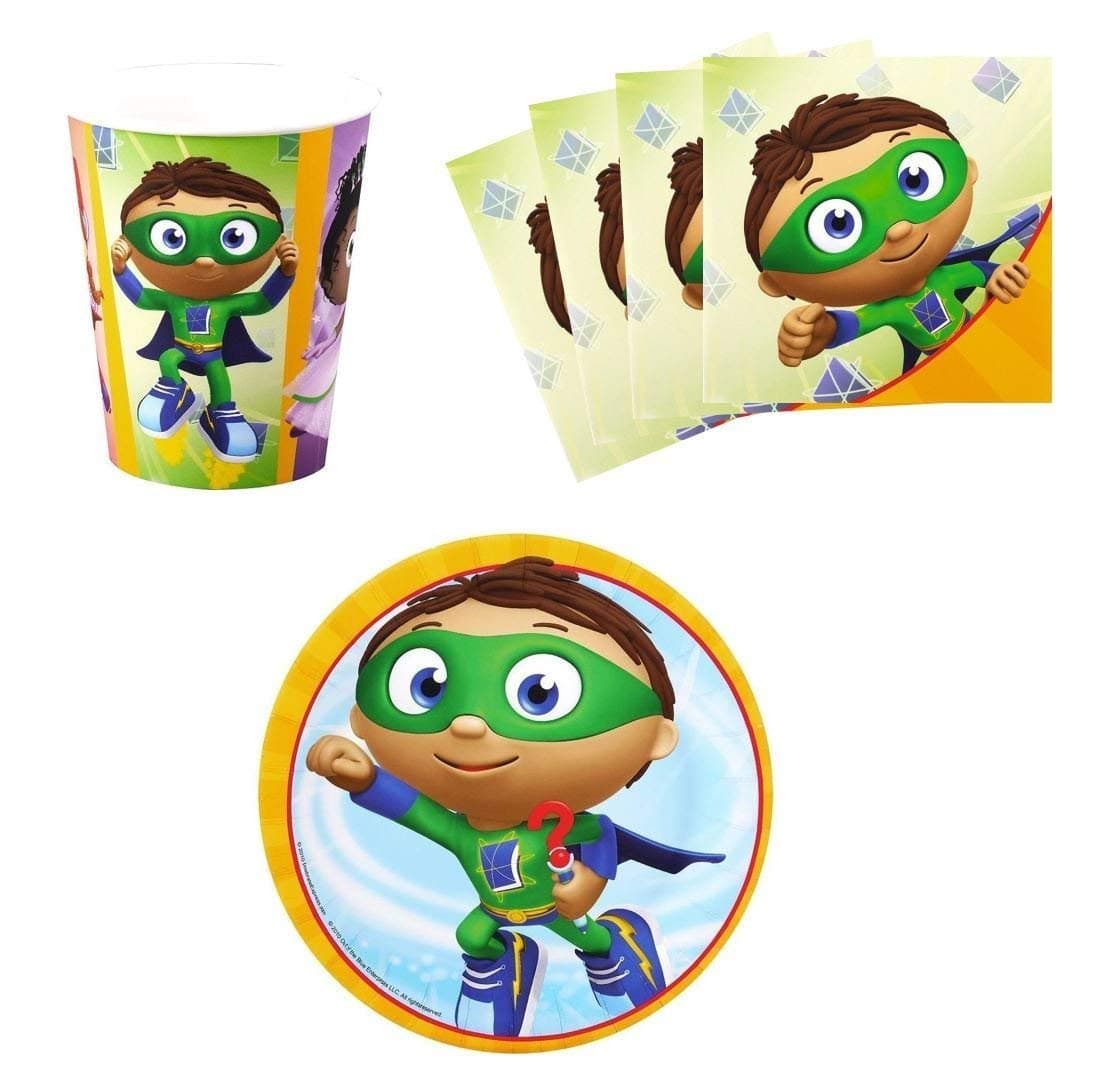 Super Why Birthday Party Supplies Set for 16
