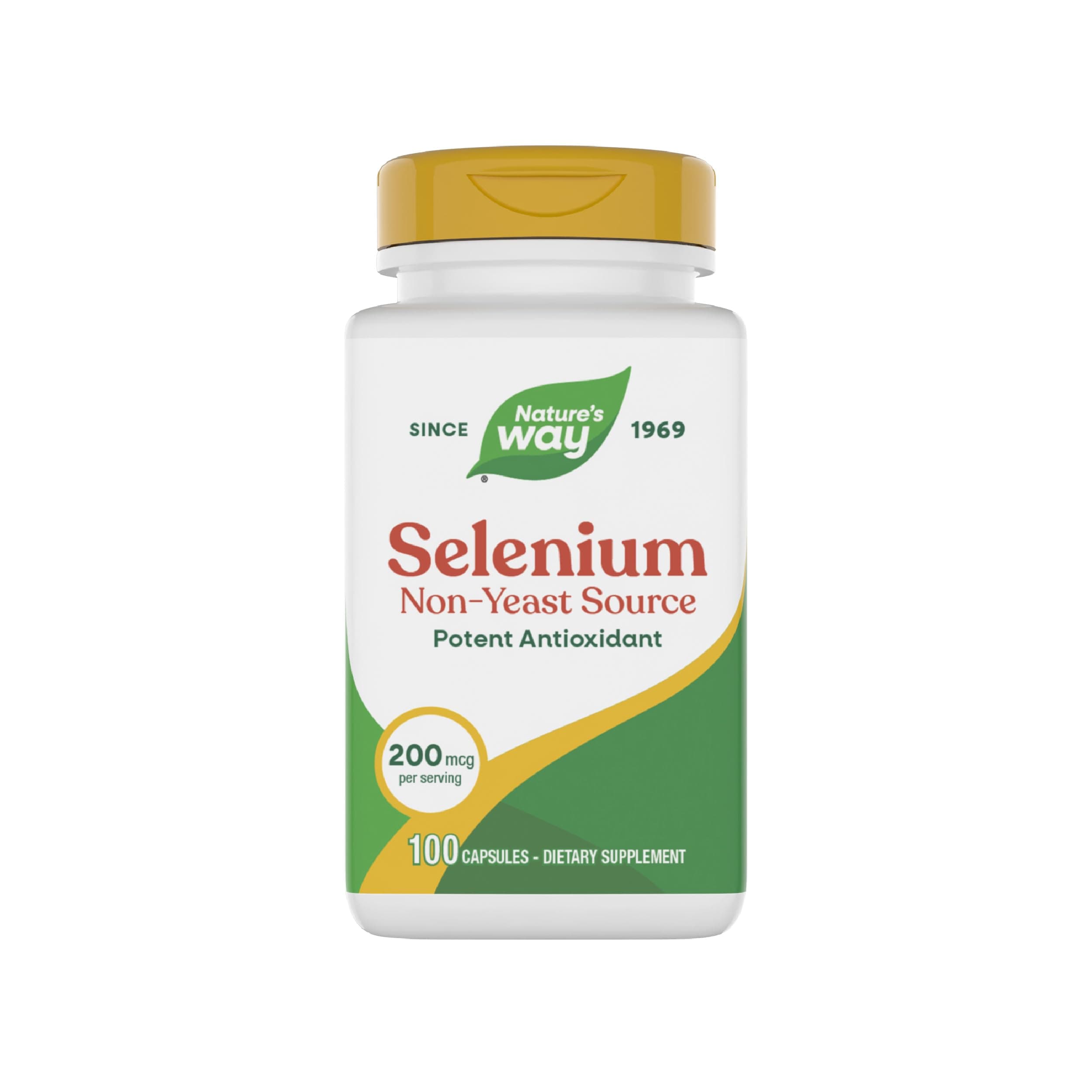 Nature's Way, Selenium, 200 mcg, 100 Capsules