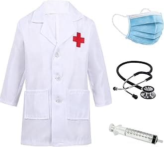 Fancy Steps Kids Community Helpers Doctor & Nurse Coat|Costumes for boys & girls