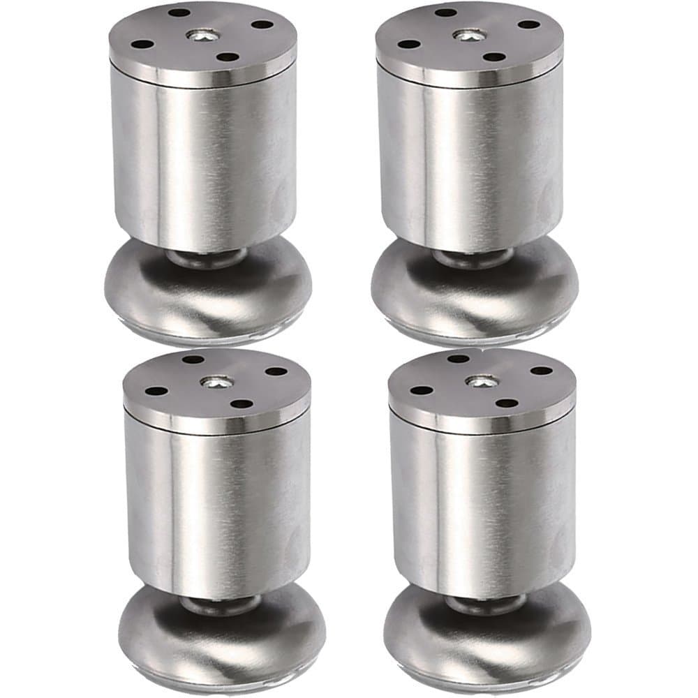 4Pcs 4 inch Stainless Steel Furniture Legs Feet Sofa TV Desk Table Cabinet Legs