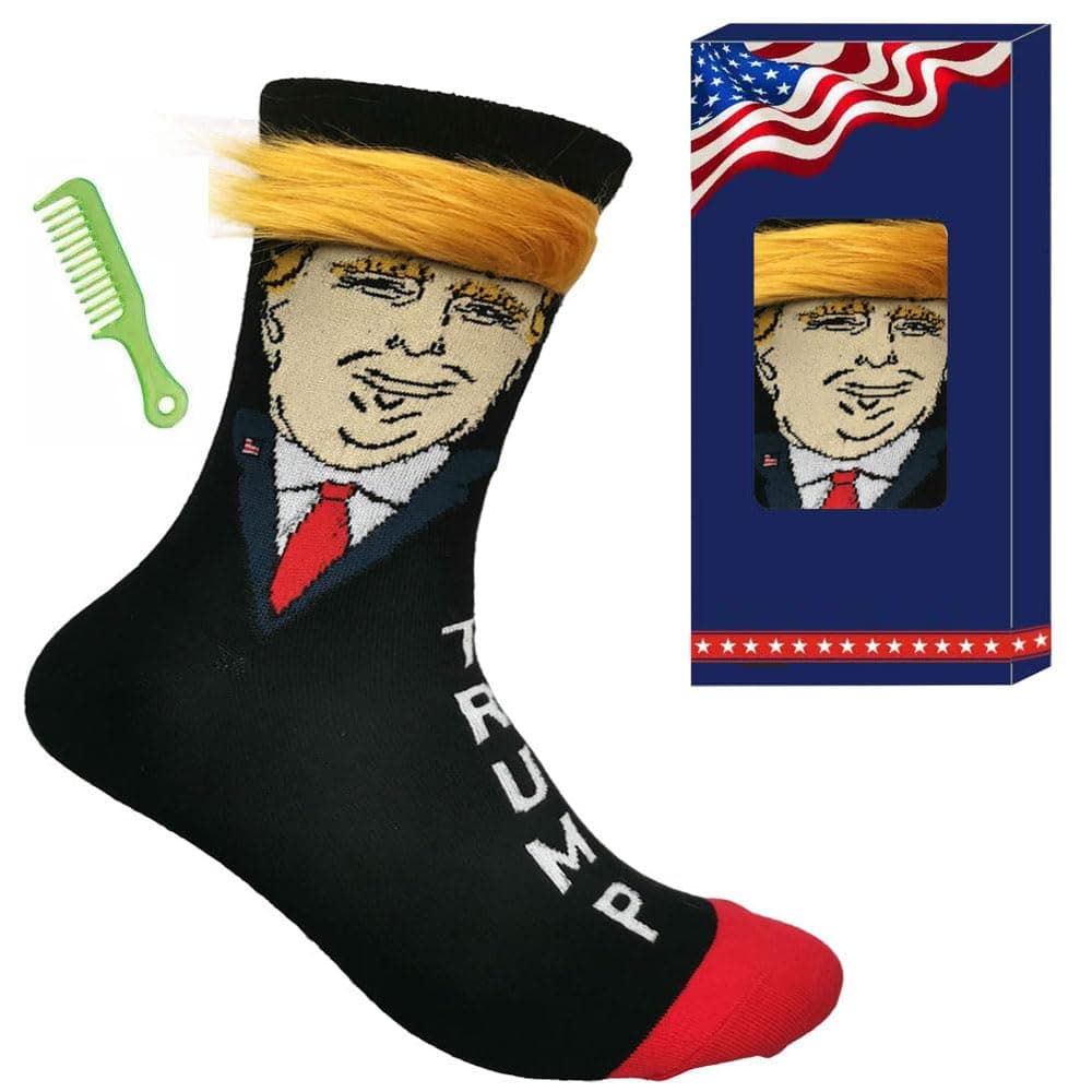 Trump Socks - Unisex Funny Gift Socks Novelty President 2024 Socks MAGA socks Gift Set
