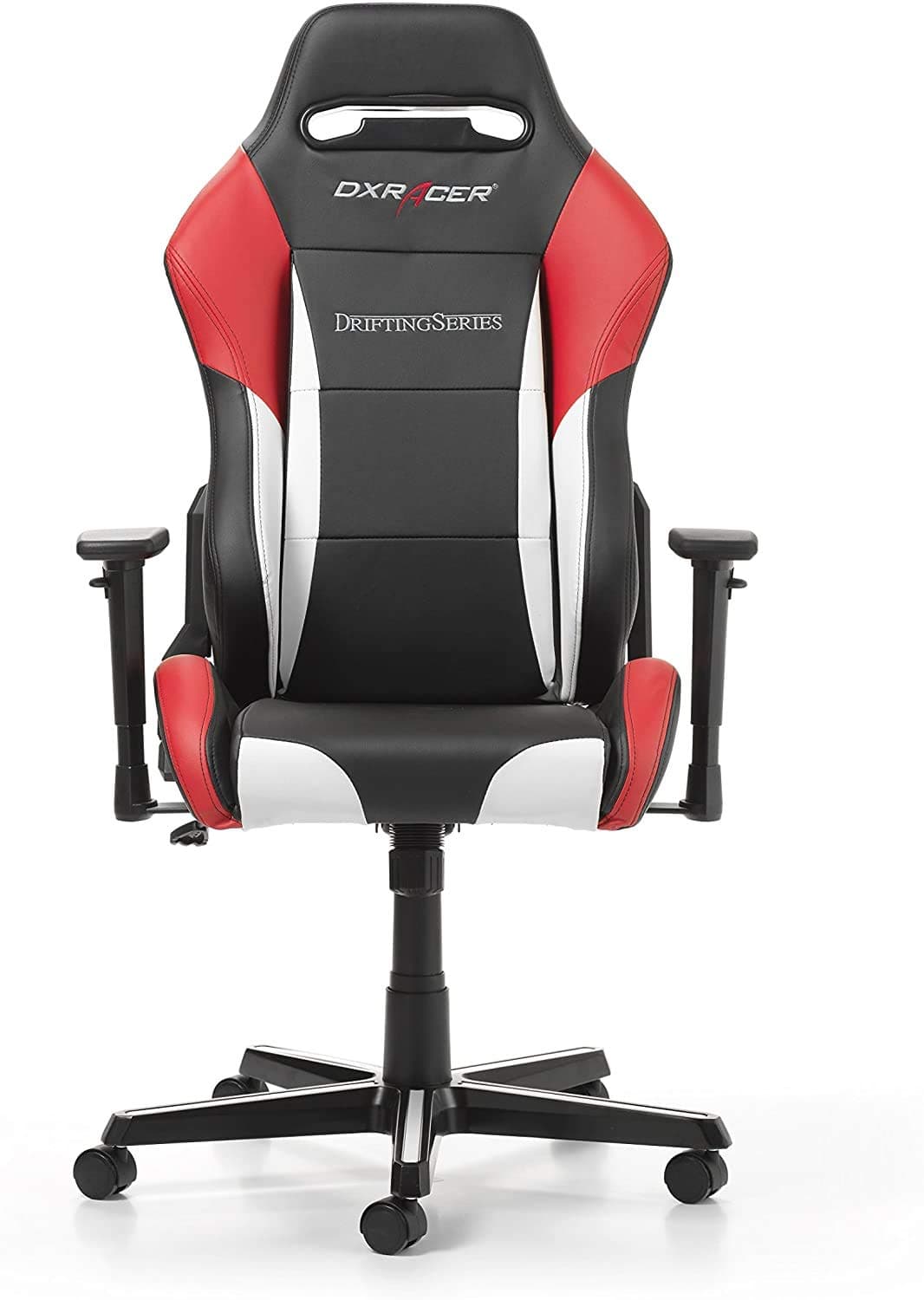 Dxracer Drifting Series Oh/Dm61/Nwr Racing Seat Office Chair Gaming Ergonomic AdjUStable Computer Chair With - Included Head And Lumbar Support Pillows (Black, White, Red)