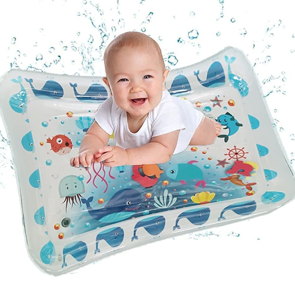 SYOSI Time Water Mat Infant Toy Indoor Floor Inflatable Water Mat, Newborn Boys and Girls of 3 6 9 12 Months of Fun Activity Center Toys Newborn Baby Girls Boys Early Development Activity Centers