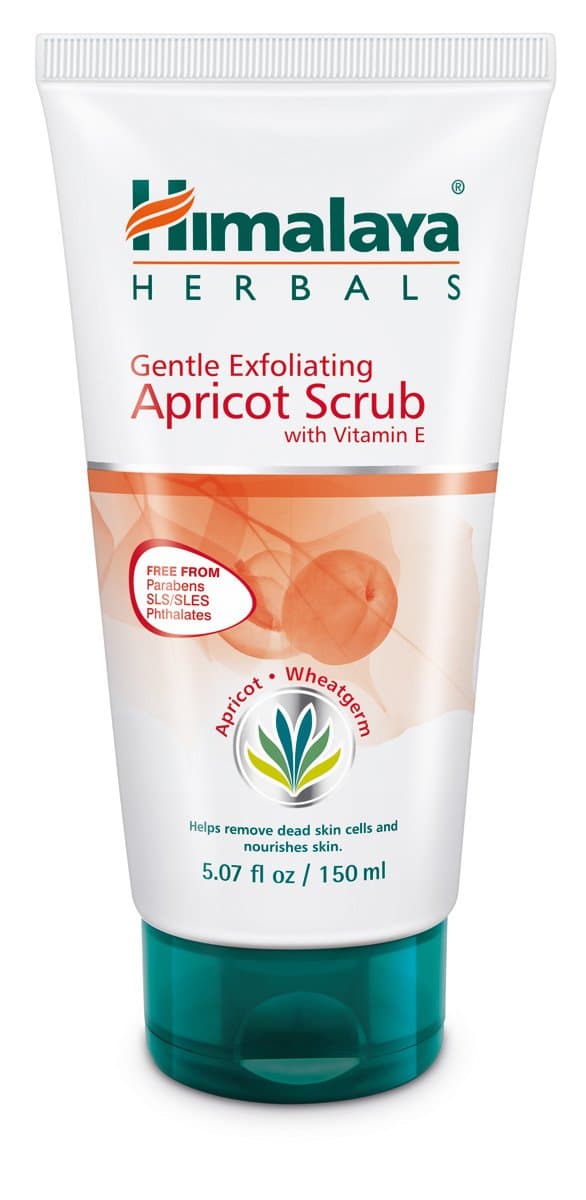 Gentle Exfoliating Apricot Scrub with Vitamin E, Exfoliates Dead Skin Cells, For All Skin Types, Free from Parabens, SLS and Phthalates, 150 ml (5.07 oz)