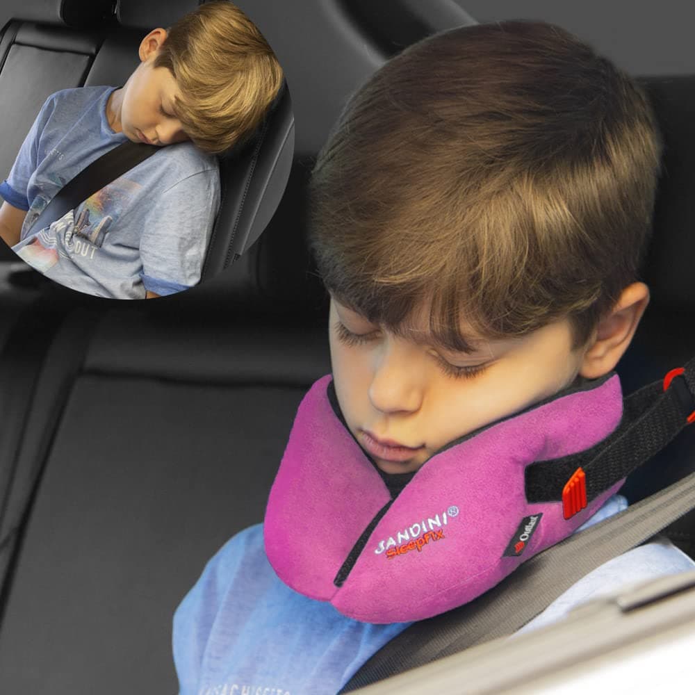 SleepFix® Kids Outlast® – Child Neck Pillow/Neck Cushion with Support Function and Temperature Regulation – Child seat Accessory for car/Bike/Travel – Prevents Tilting of The Head