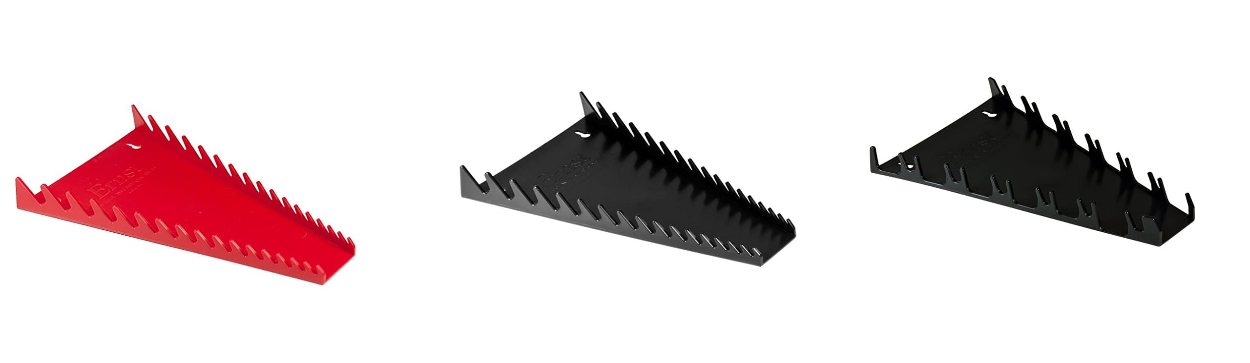 5060 RD+5061 BK 16 Wrench+5091 BK 12 Screwdriver Holders 3PC Tray Set