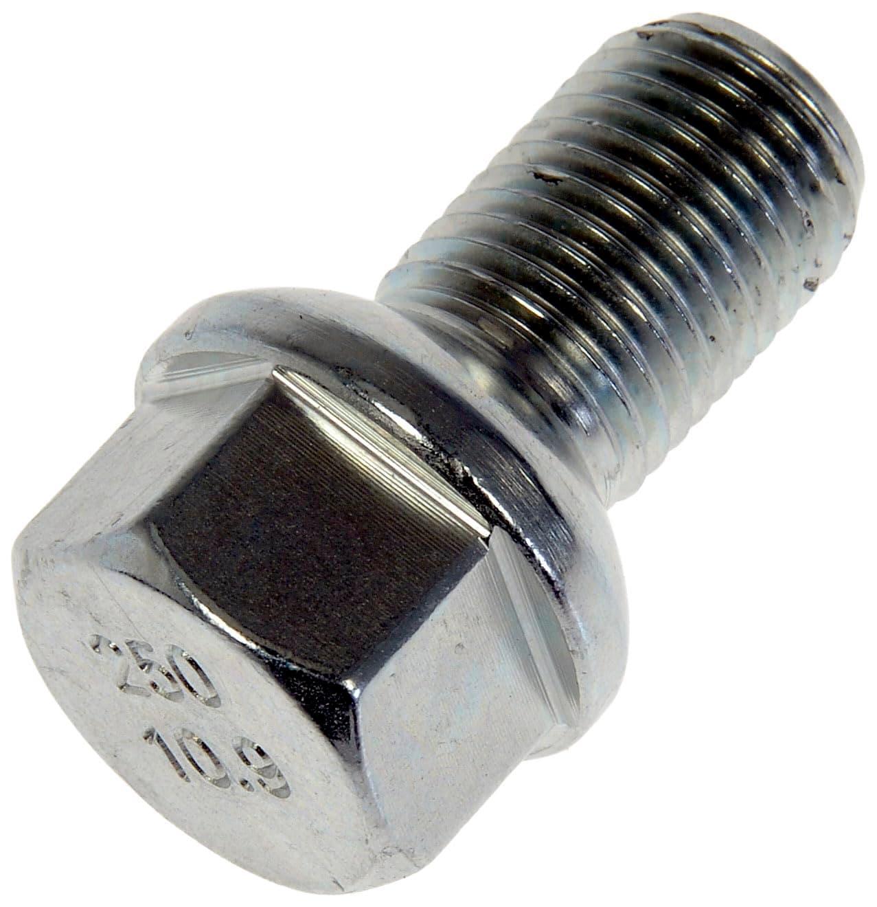 Dorman 610-250 M14-1.50 Wheel Bolt - 19mm Hex, 20mm Thread Length Compatible with Select Porsche/Volkswagen Models, 10 Pack