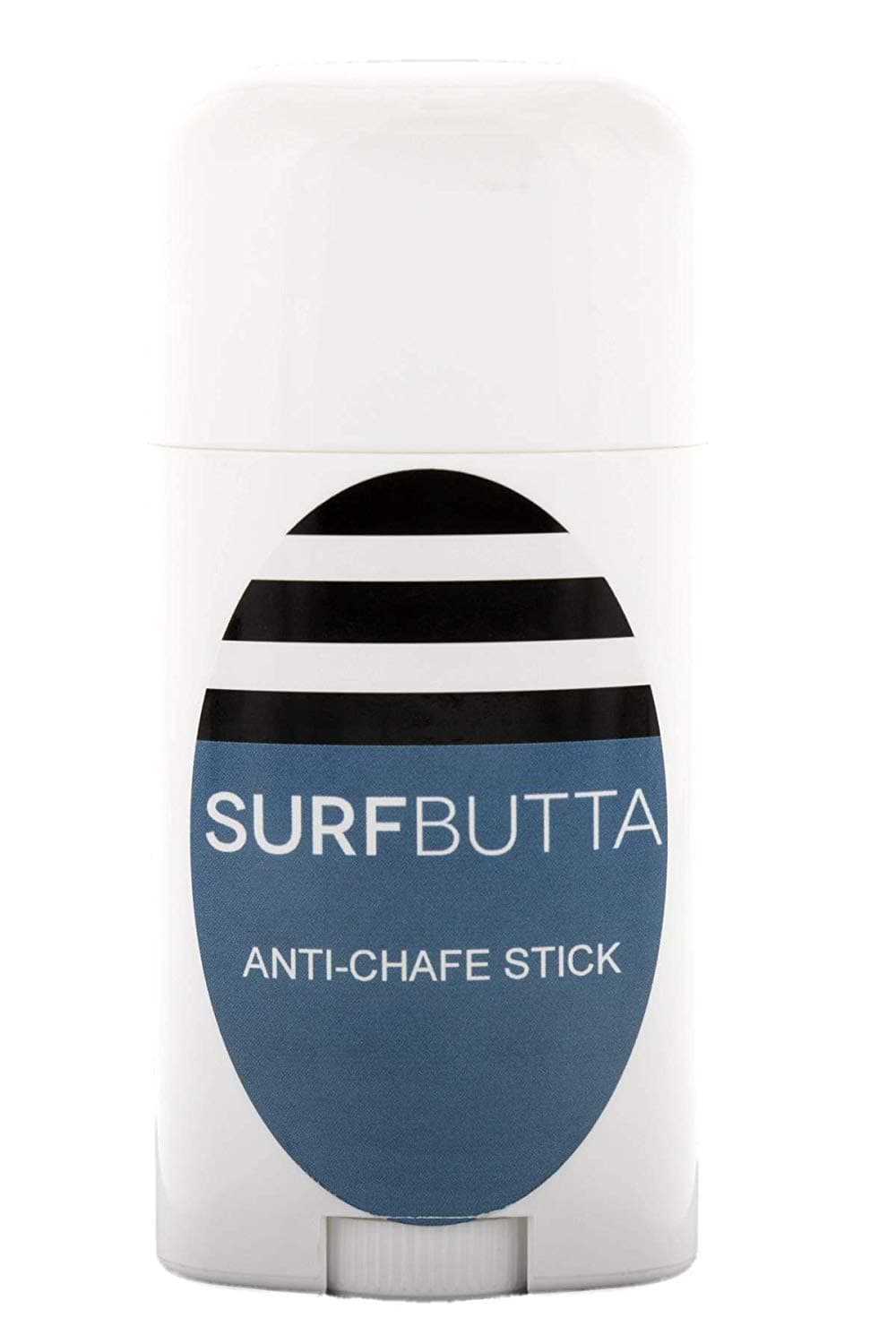 SURF BUTTA Anti Chafe Balm, 2.5 Ounce Stick - Eliminate Painful Skin Chafing Caused by Rubbing/Friction - Ideal for Inner Thighs - Paraben Free, Water and Sweat Resistant Anti Chafing