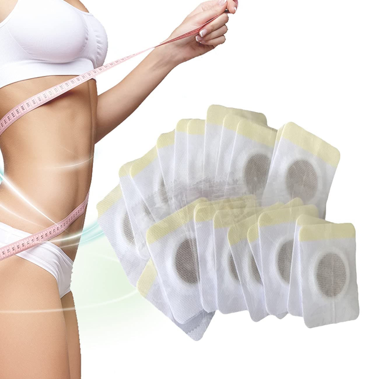 Navel Sticker, Herbal Traditional Chinese Medicine Slimming Tummy Patches, Belly Adhesive Traditional Natural Herb, for Men And Women Unisex,50pcs