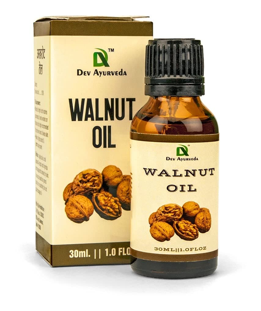 Walnut Oil 100% Cold Pressed 30mL.(PACK OF TWO 30ML X2 =60ML) The Original Thyroid Massage Oil