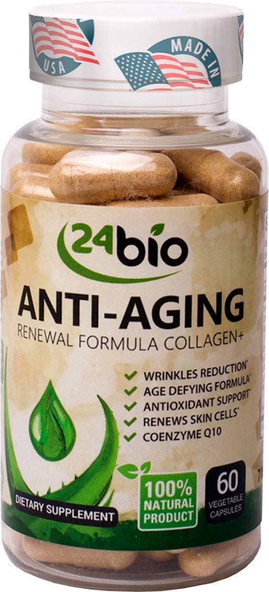 Anti Aging Skin Supplement That Works/Full of Verisol Collagen & CoQ-10 Skin Supplement for Men Women/Fights Signs of Aging/Get Results Or Money Back Guarantee
