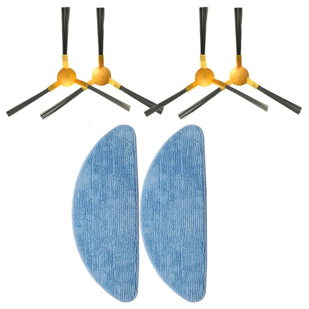 De Galen Replacement Parts Cleaner fitting Side Brushes Mop Cloths Fit For LIECTROUX C30B Vacuum Cleaner Parts Robot Vacuum Part Sweeper Cleaning Mopping Cloth Pad Replacement Vacuum Accessories