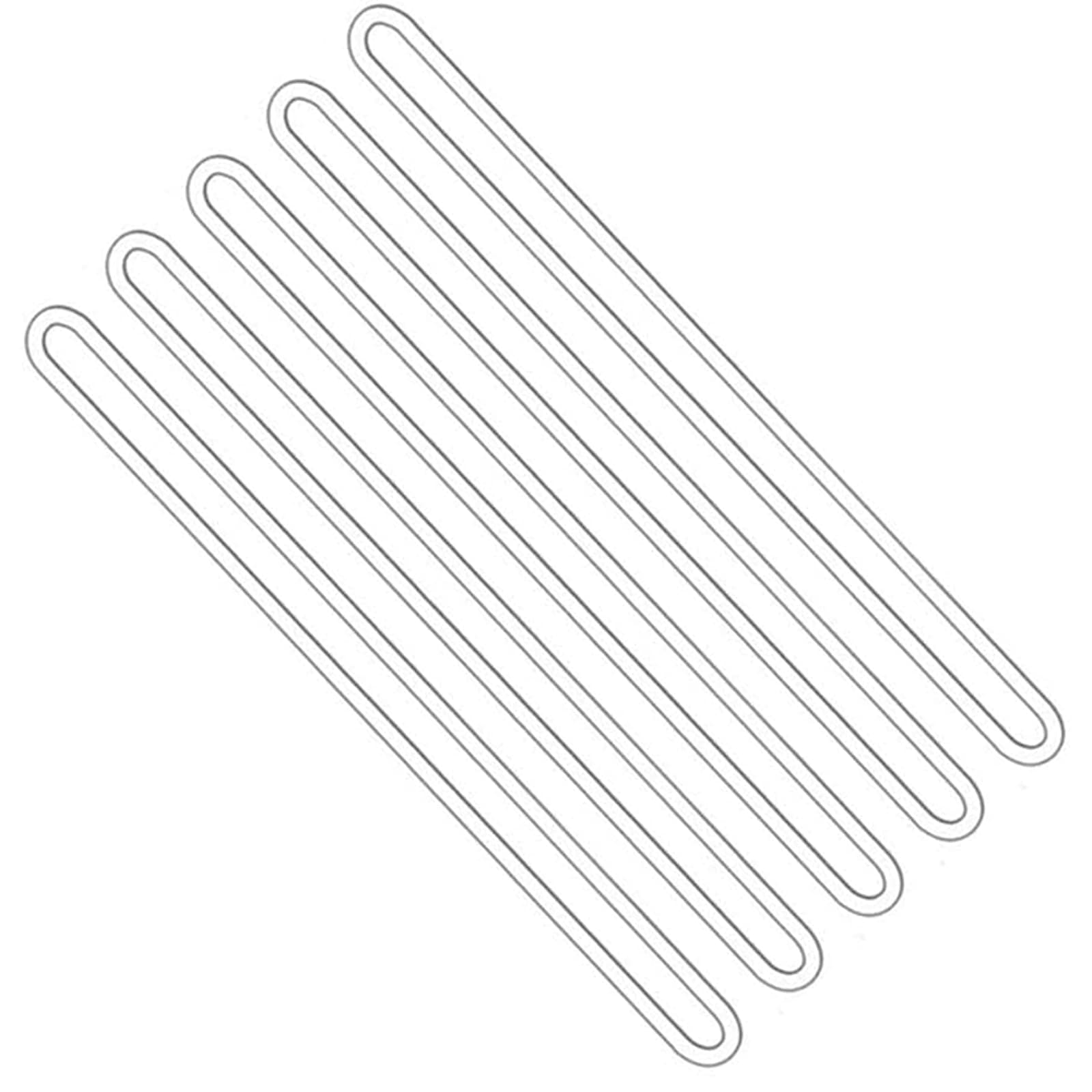 100-Pack 6'' Clear Plastic Luggage Identification Tags Loops Business Card or Photo Insert Bag Tags Loops, Clear