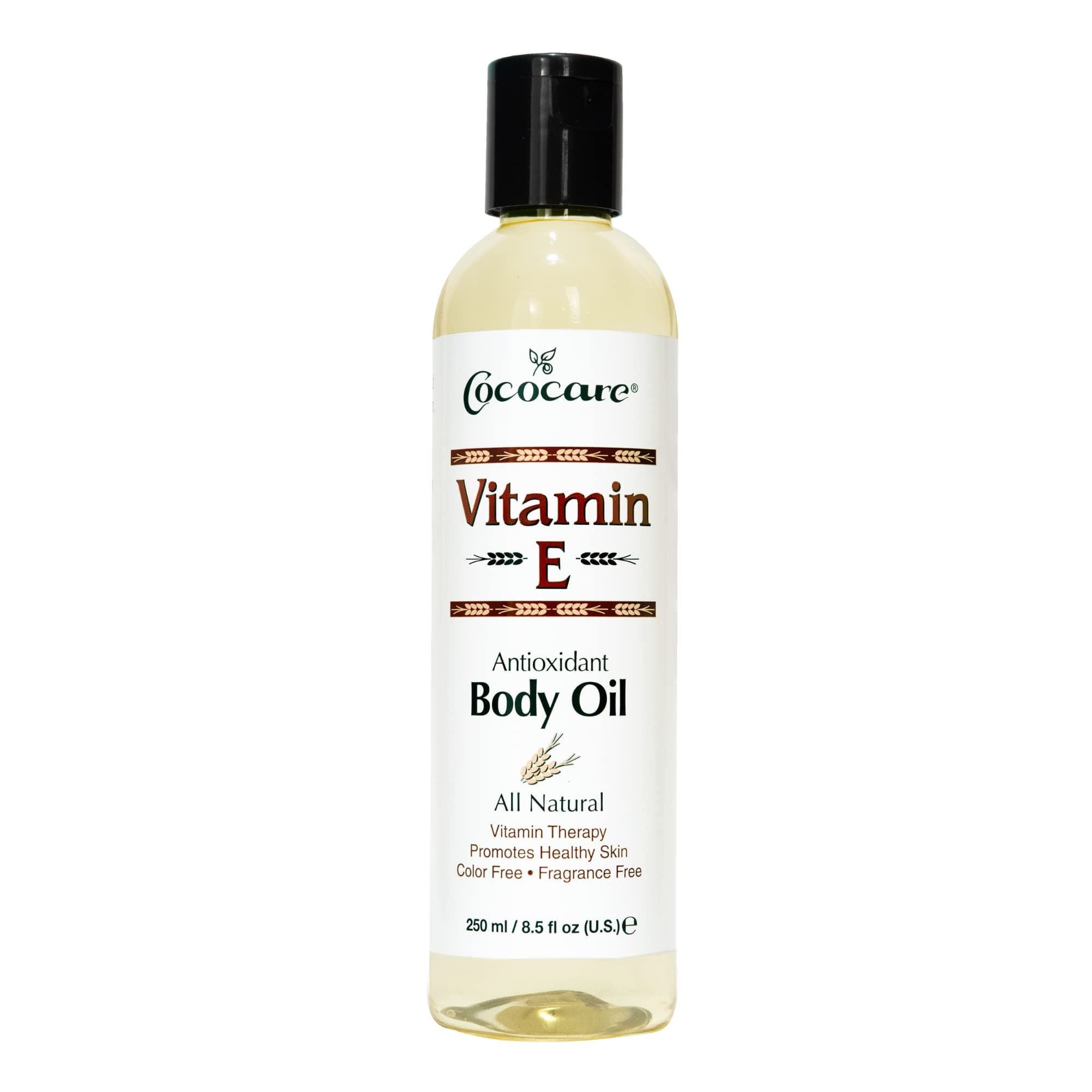 Natural Vitamin E Antioxidant Body Oil - Vitamin Therapy for All Skin Types - 8.5 fl oz