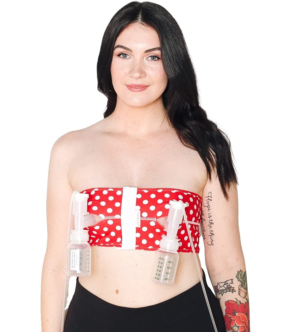 PumpEasePumpEase hands-free pumping bra - T-bird Red - S