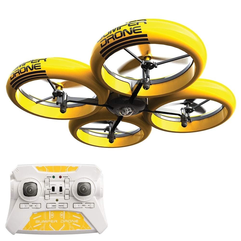 Flybotic by Silverlit Bumper Drone with 40 cm HD Camera - Flying Toy - Indoor/Outdoor Use - Landing on Water and Can Take Off