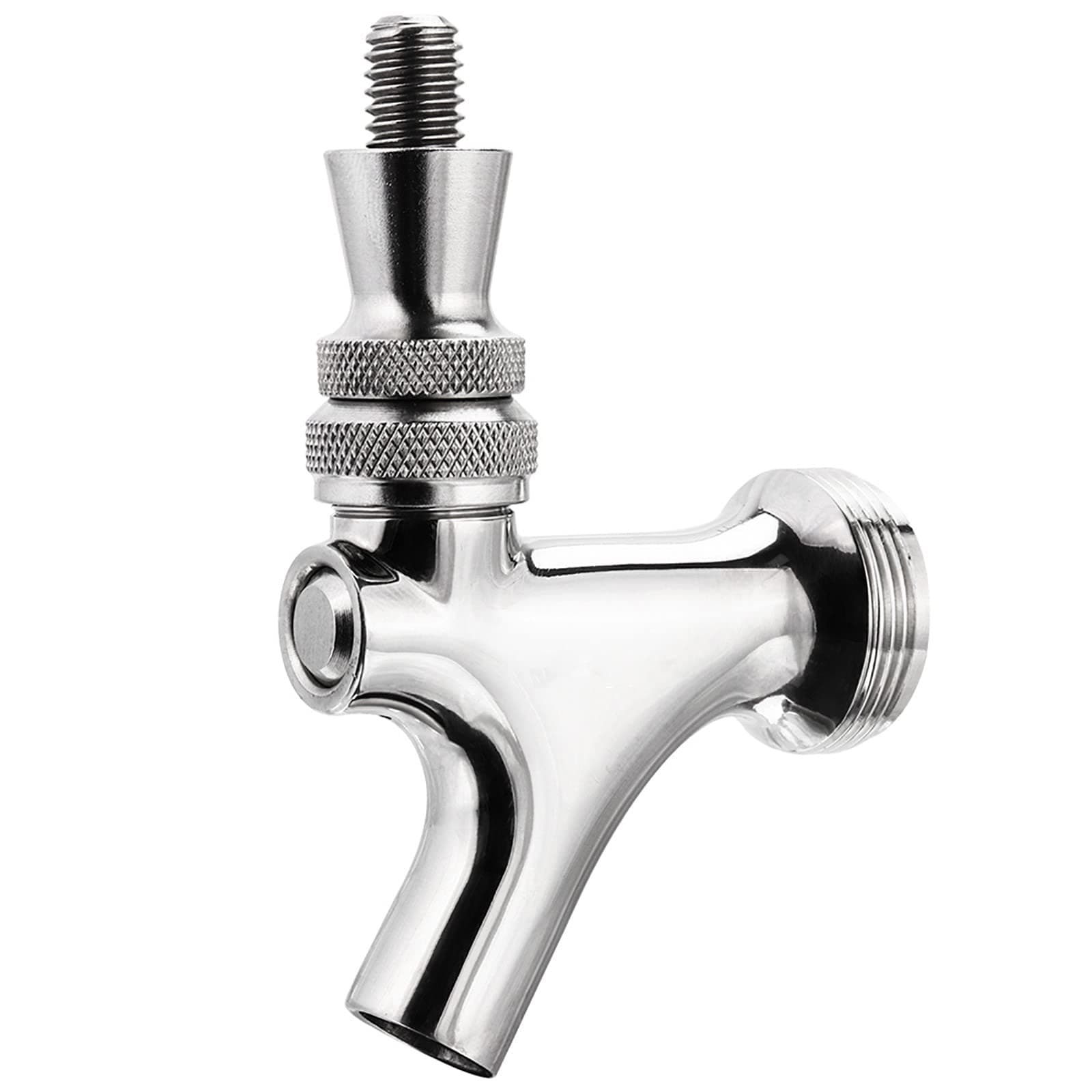 Upgraded Draft Keg Tap, All Commercial 304 Stainless Steel, Well-Pouring, Fits American Beer Shanks and Towers