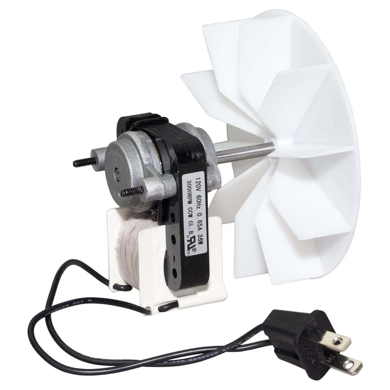Universal Bathroom SM550 Vent Exhaust Fan Motor Replacement Motors Kit, Fit for Nutone Broan 50CFM 120V Replace C01575 65100 EM550 EM750, with Blower Wheel