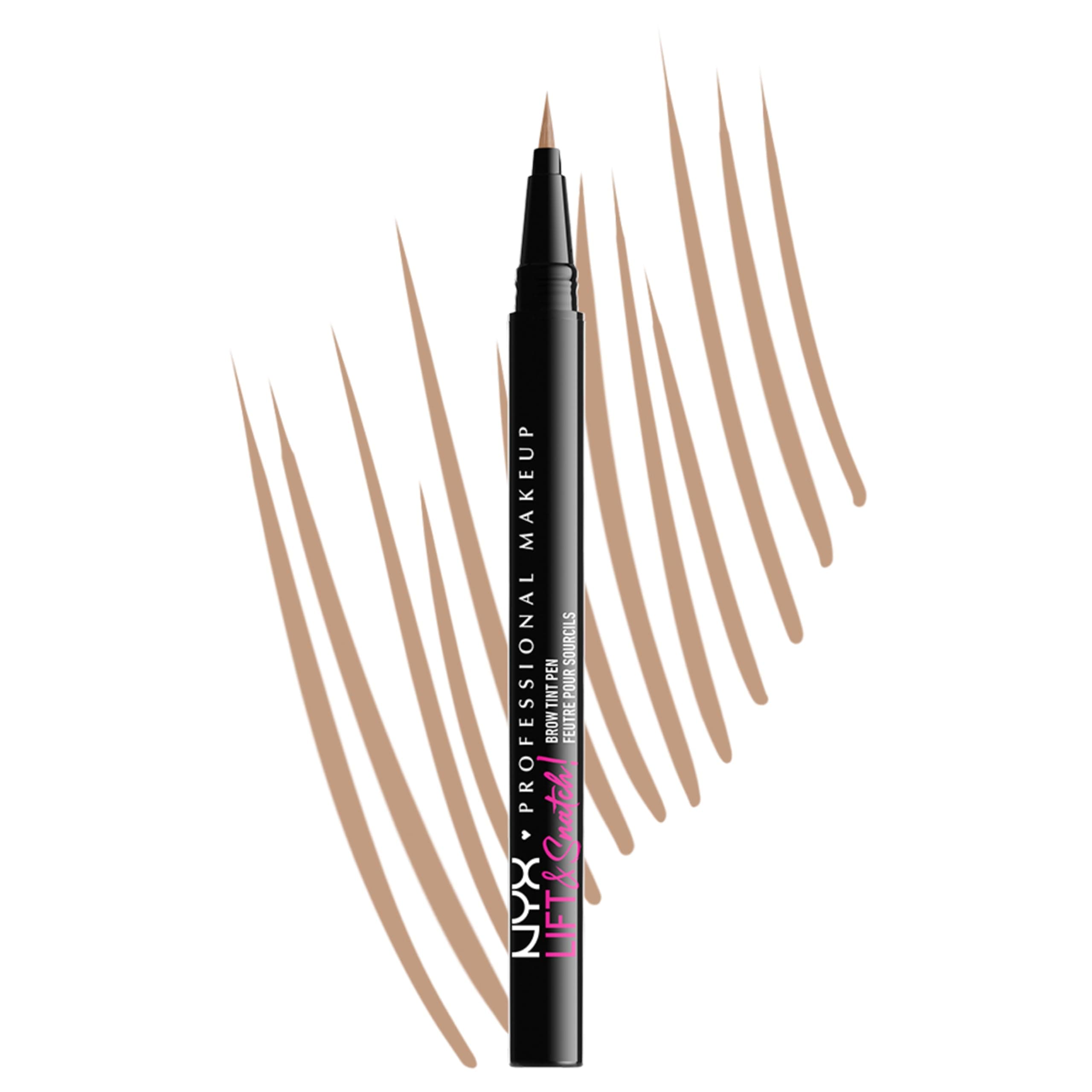 Lift And Snatch Brow Tint Pen, Smudge-proof, Transfer-proof, Non-Sticky Transparent Formul, Extra Thin Bristles, Shade: Taupe