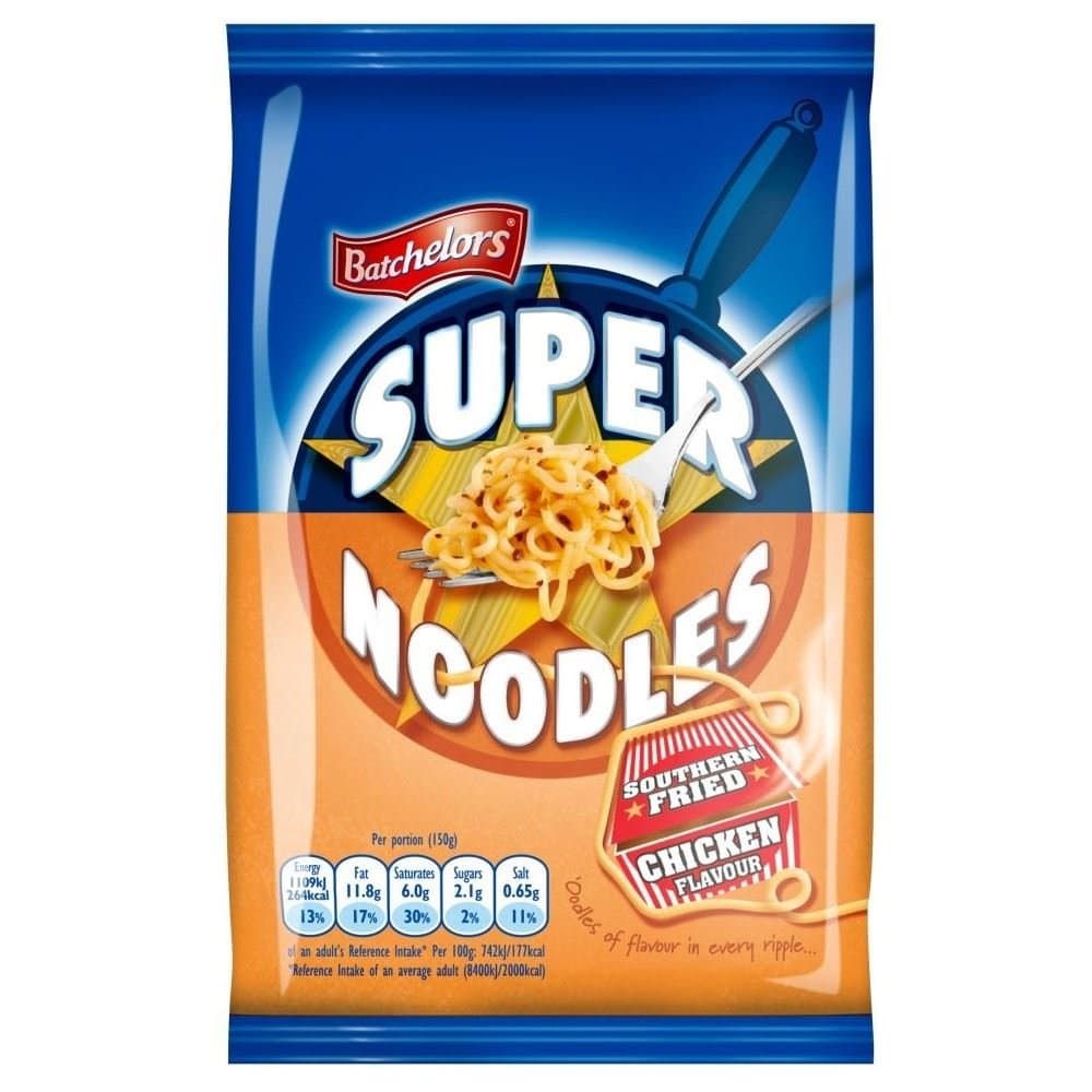 Batchelors Super Noodles Southern Fried Chicken, 100 g