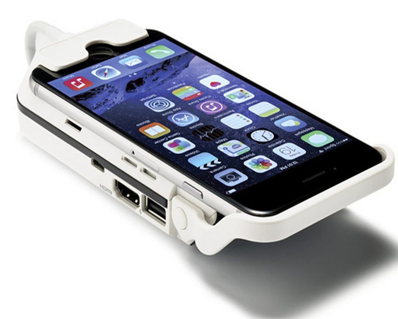 SMTD-MCDLP-I60 Best Phone Projectors Mini HD Projector Small Pocket Size Mobile Cinema 1080P High Definition Projection for Apple iPhone 6 Smartphone Presentation Office Business Home Theater