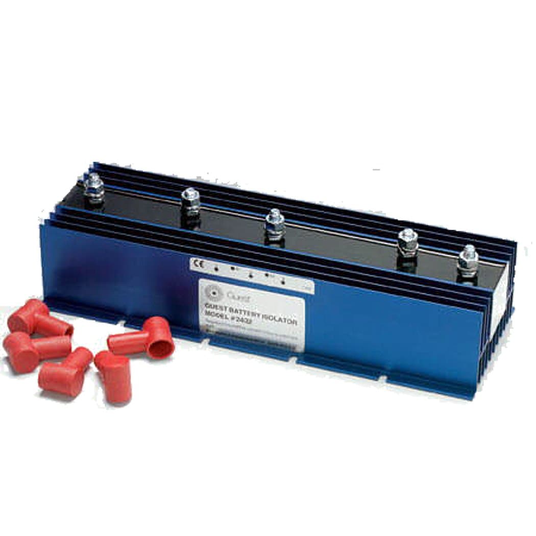 Guest 2432 Marine Battery Isolator (12/24-Volt, 120 Amps, 3 Batteries / 2 Alternators)