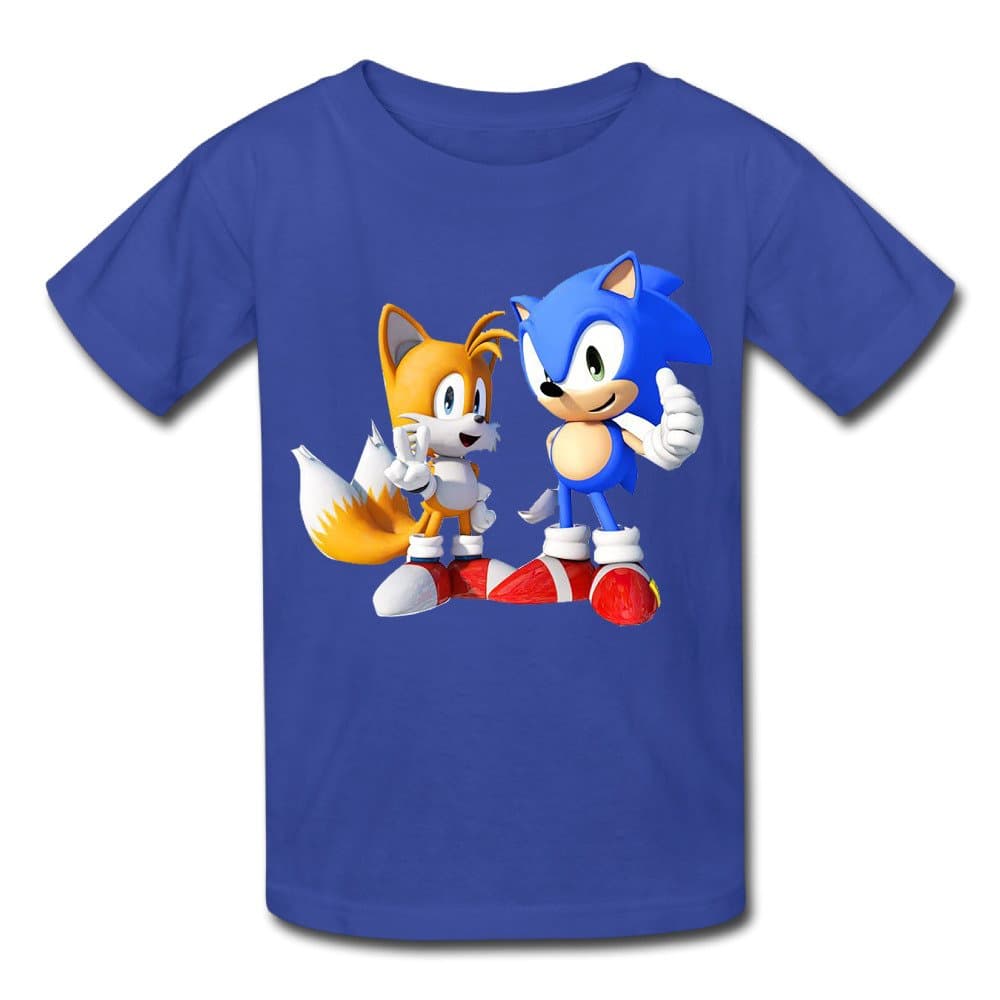 Refire Sonic The Hedgehog Kid's Sonic The Hedgehog Cotton Tshirts