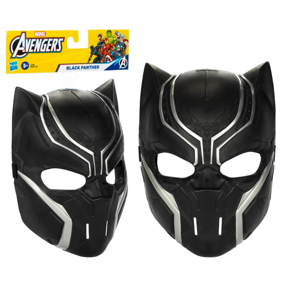 Marvel Avengers Black Panther Roleplay Mask, Super Hero Toys and Collectibles for Kids Ages 5+